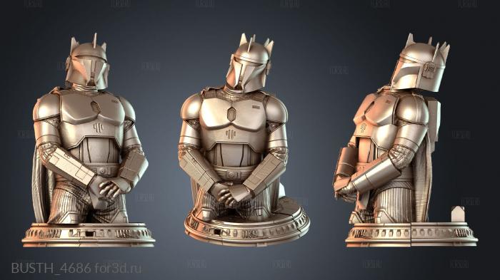 BUSTH_4686 3d stl модель для ЧПУ