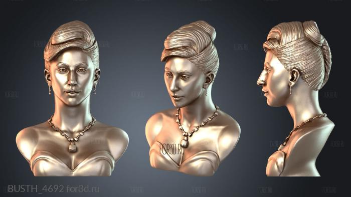 BUSTH_4692 3d stl модель для ЧПУ