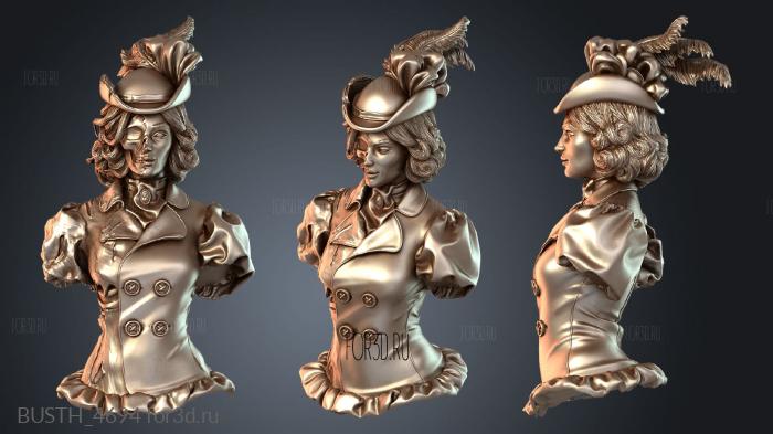 BUSTH_4694 3d stl модель для ЧПУ