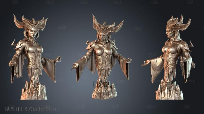 BUSTH_4735 3d stl модель для ЧПУ