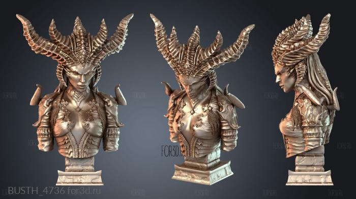 BUSTH_4736 3d stl модель для ЧПУ