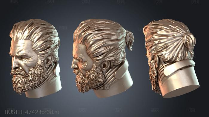 BUSTH_4742 3d stl модель для ЧПУ