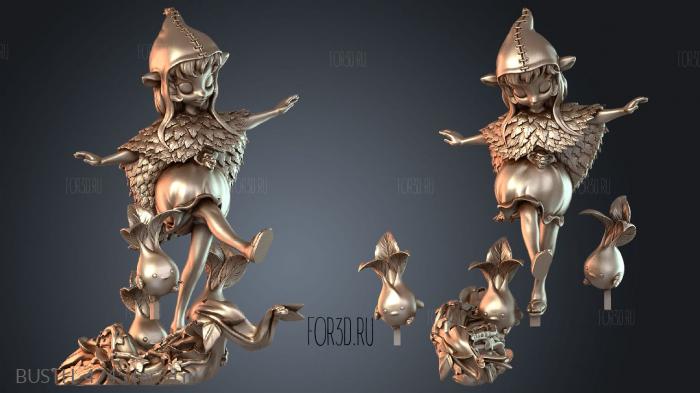 BUSTH_4745 3d stl модель для ЧПУ
