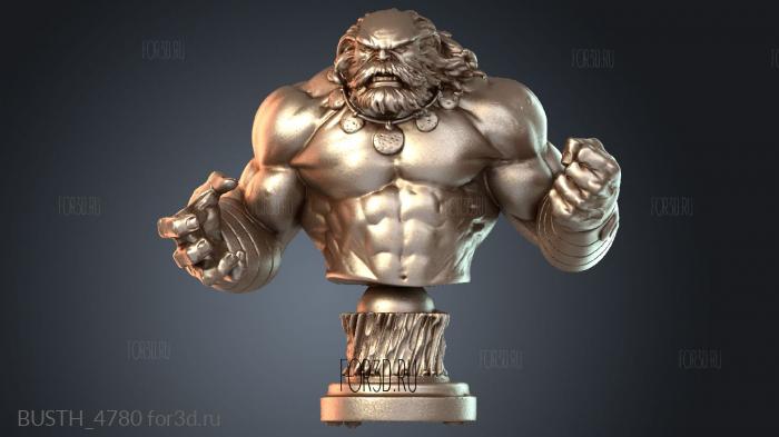 BUSTH_4780 3d stl модель для ЧПУ