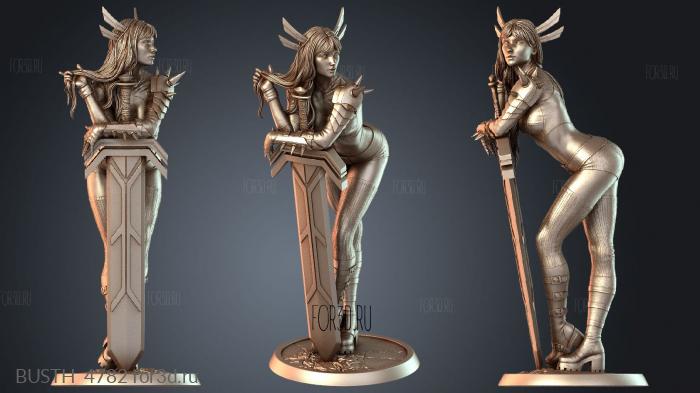 BUSTH_4782 3d stl модель для ЧПУ