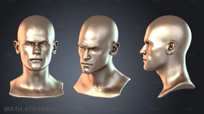 BUSTH_4790 3d stl модель для ЧПУ