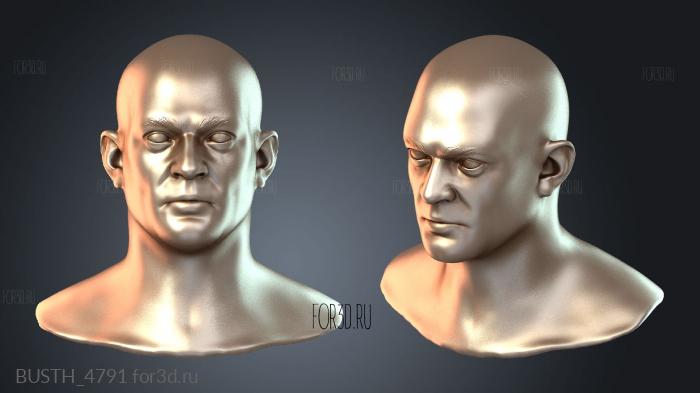 BUSTH_4791 3d stl модель для ЧПУ