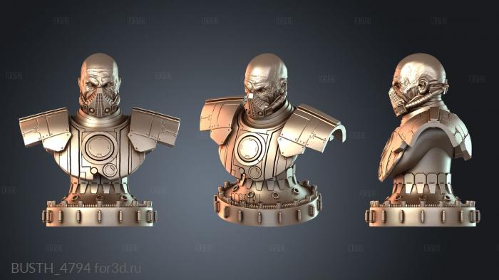 BUSTH_4794 3d stl модель для ЧПУ