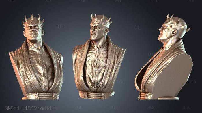 BUSTH_4849 3d stl модель для ЧПУ