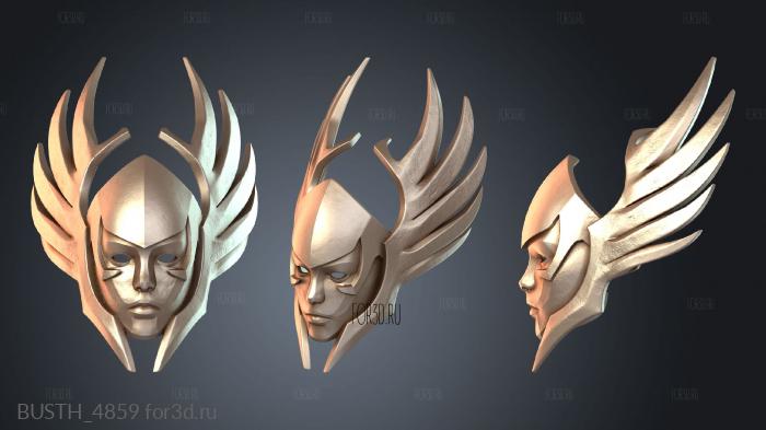BUSTH_4859 3d stl модель для ЧПУ