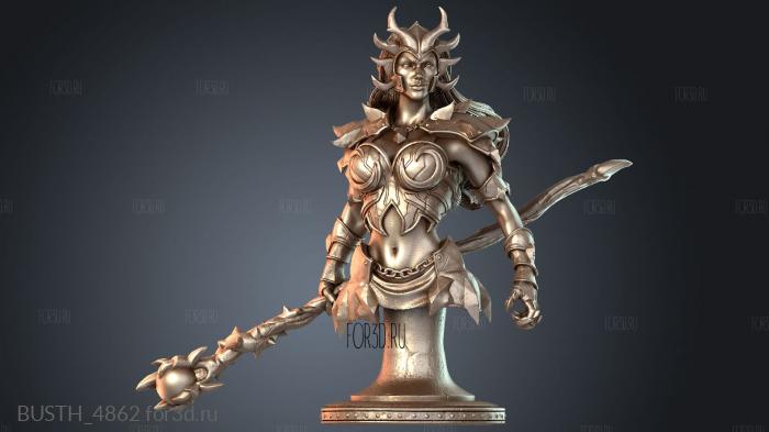 BUSTH_4862 3d stl модель для ЧПУ