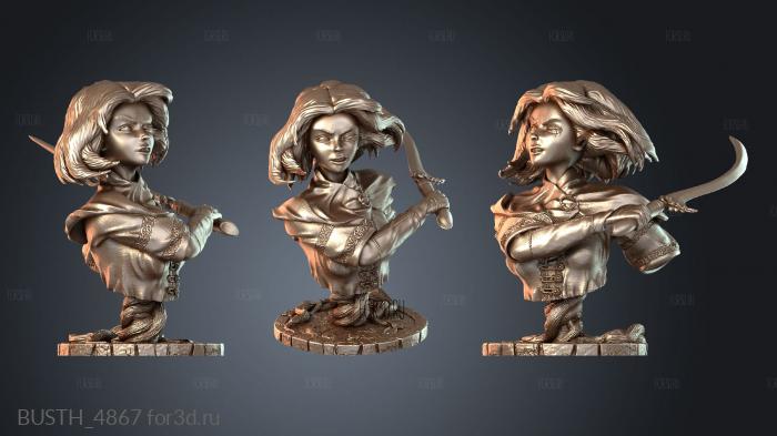BUSTH_4867 3d stl модель для ЧПУ