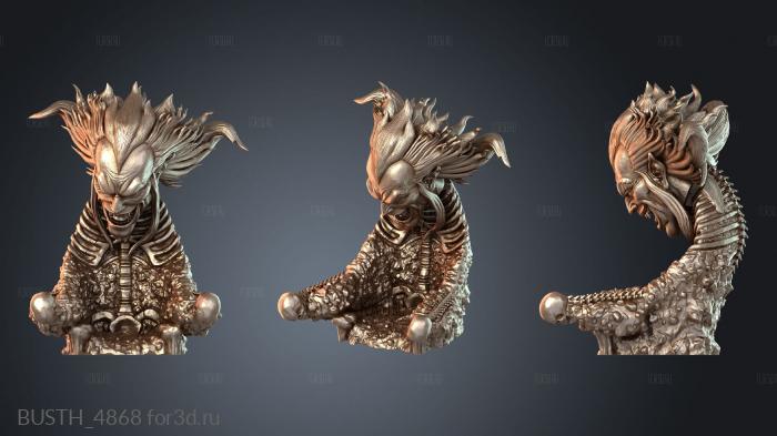 BUSTH_4868 3d stl модель для ЧПУ