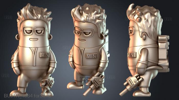 BUSTH_4884 3d stl модель для ЧПУ