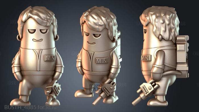 BUSTH_4885 3d stl модель для ЧПУ
