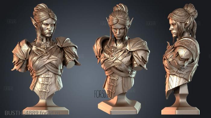 BUSTH_4889 3d stl модель для ЧПУ