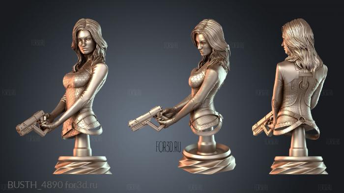 BUSTH_4890 3d stl модель для ЧПУ