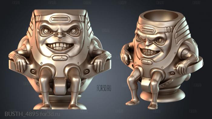 BUSTH_4895 3d stl модель для ЧПУ
