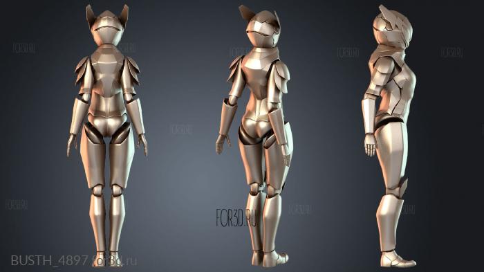 BUSTH_4897 3d stl модель для ЧПУ