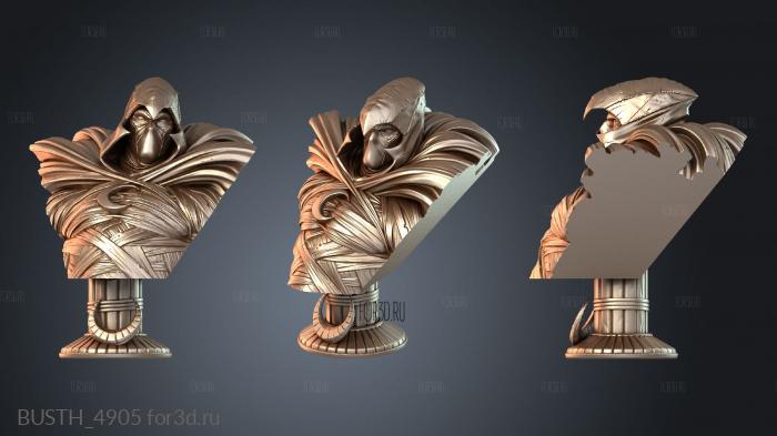 BUSTH_4905 stl model for CNC