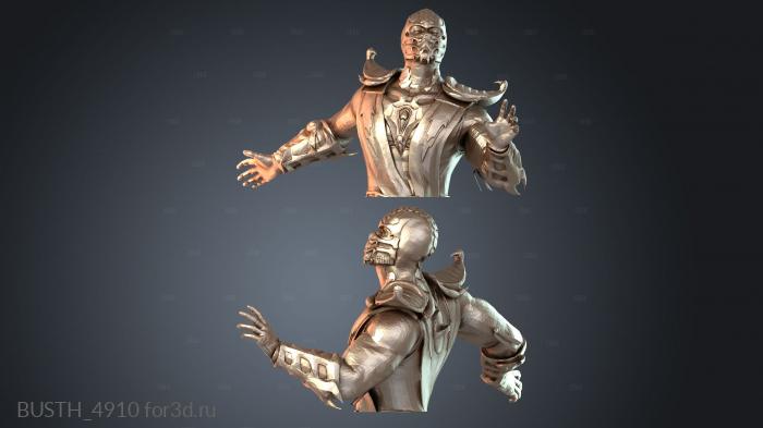 BUSTH_4910 stl model for CNC