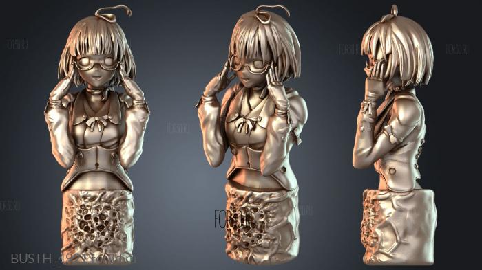 BUSTH_4921 stl model for CNC