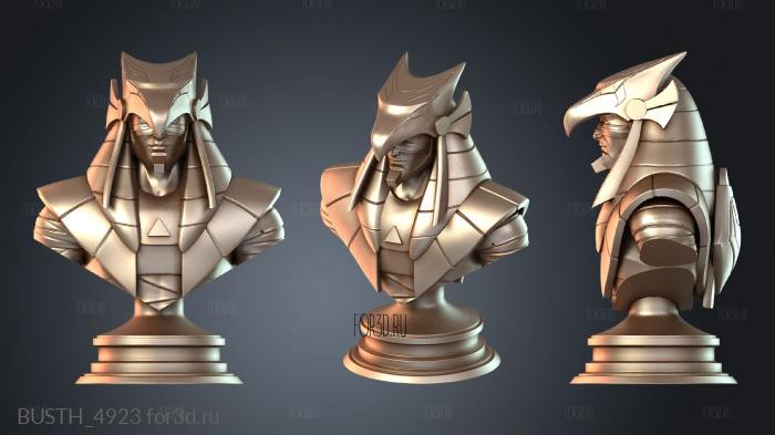 BUSTH_4923 stl model for CNC
