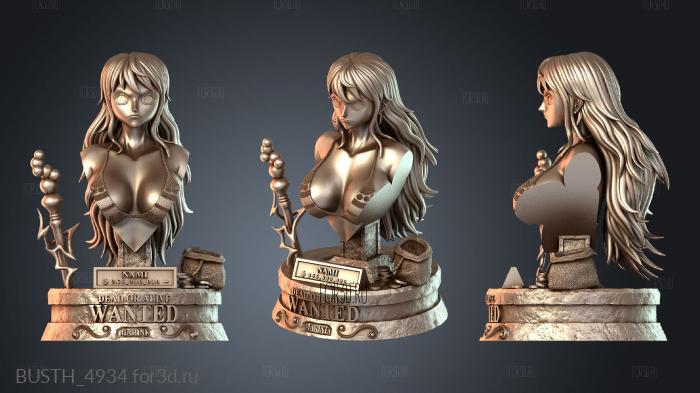 BUSTH_4934 stl model for CNC
