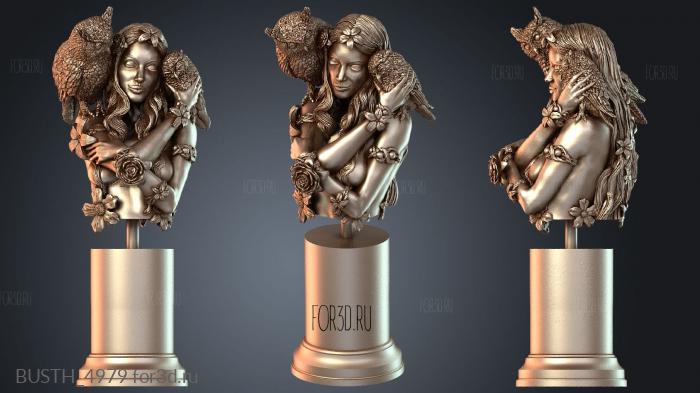 BUSTH_4979 3d stl модель для ЧПУ