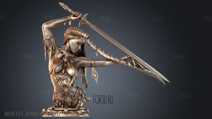 BUSTH_4980 3d stl модель для ЧПУ