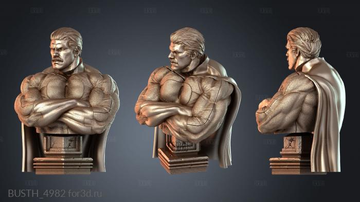 BUSTH_4982 3d stl модель для ЧПУ