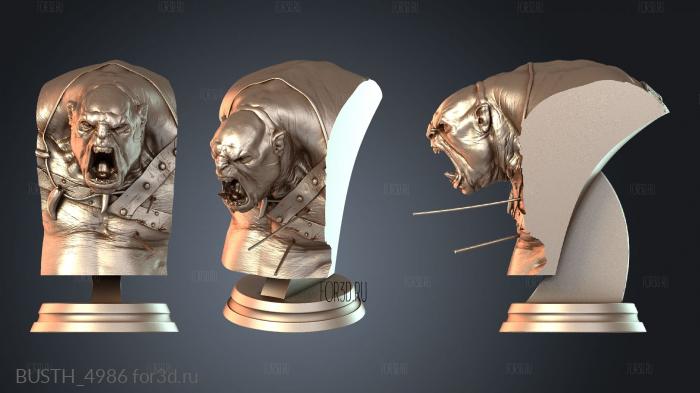 BUSTH_4986 3d stl модель для ЧПУ