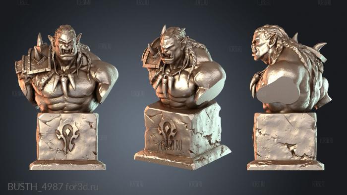 BUSTH_4987 3d stl модель для ЧПУ