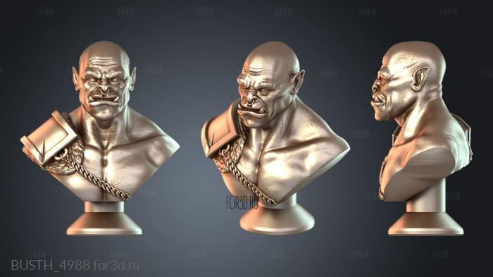 BUSTH_4988 3d stl модель для ЧПУ