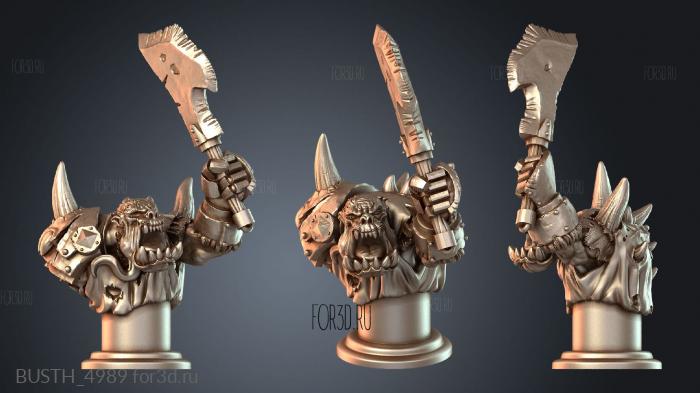 BUSTH_4989 3d stl модель для ЧПУ