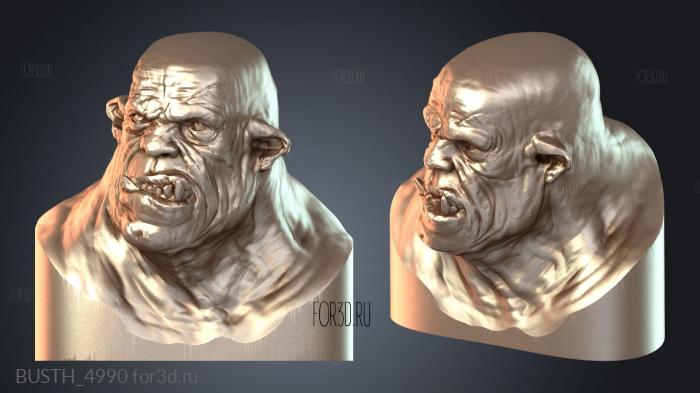 BUSTH_4990 3d stl модель для ЧПУ