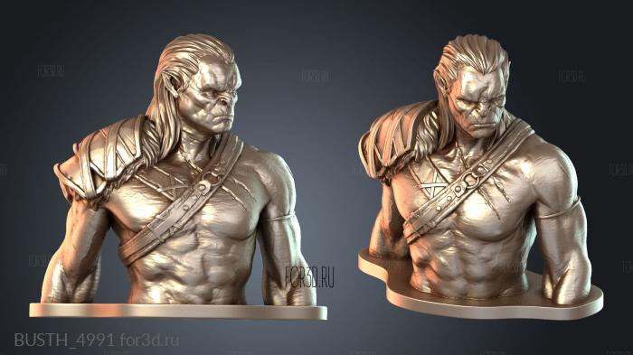 BUSTH_4991 3d stl модель для ЧПУ