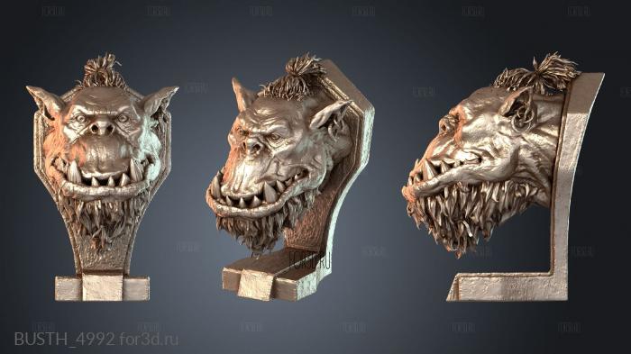 BUSTH_4992 3d stl модель для ЧПУ