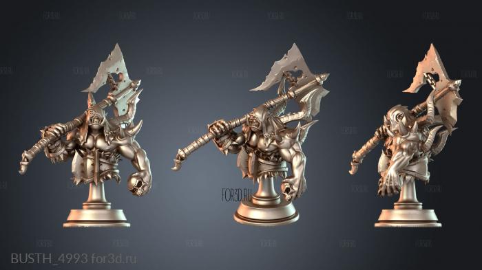 BUSTH_4993 3d stl модель для ЧПУ