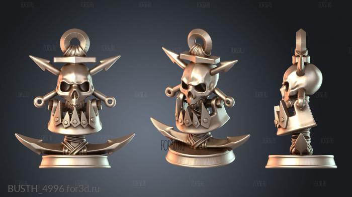 BUSTH_4996 3d stl модель для ЧПУ