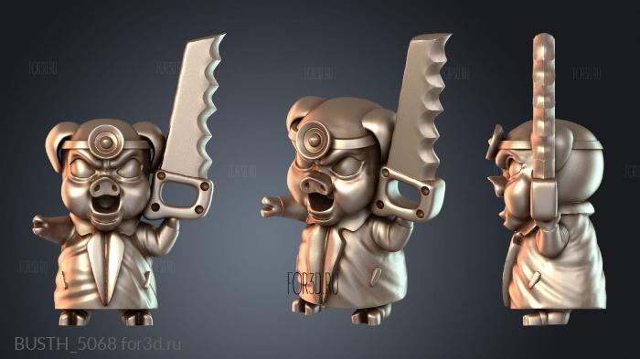 BUSTH_5068 3d stl модель для ЧПУ