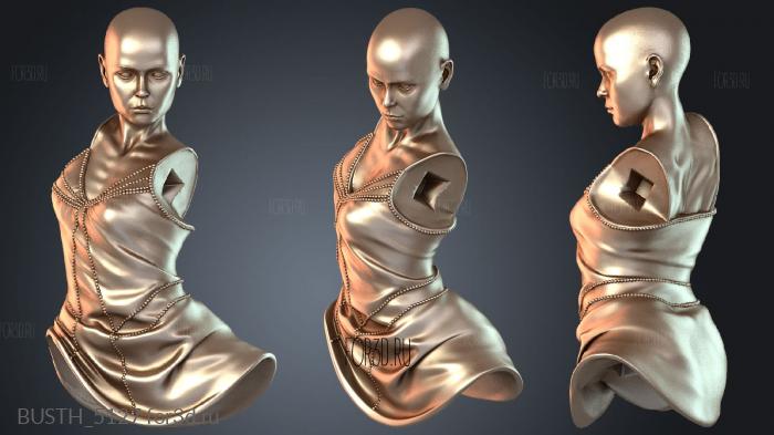 BUSTH_5127 3d stl модель для ЧПУ