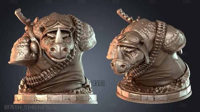 BUSTH_5140 3d stl модель для ЧПУ