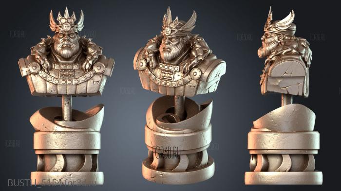 BUSTH_5154 3d stl модель для ЧПУ