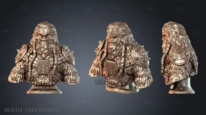 BUSTH_5181 3d stl модель для ЧПУ