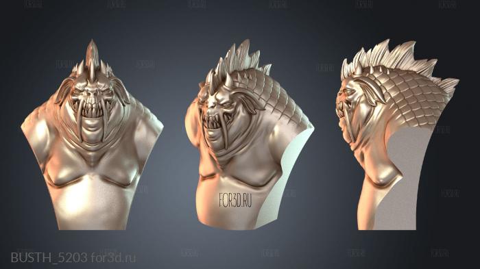 BUSTH_5203 3d stl модель для ЧПУ