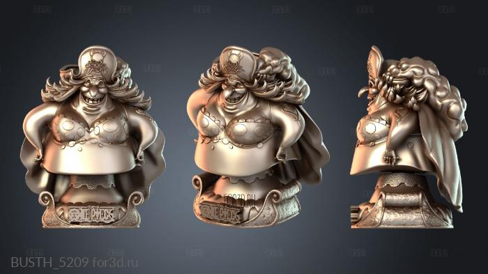 BUSTH_5209 3d stl модель для ЧПУ