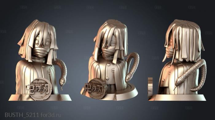 BUSTH_5211 3d stl модель для ЧПУ