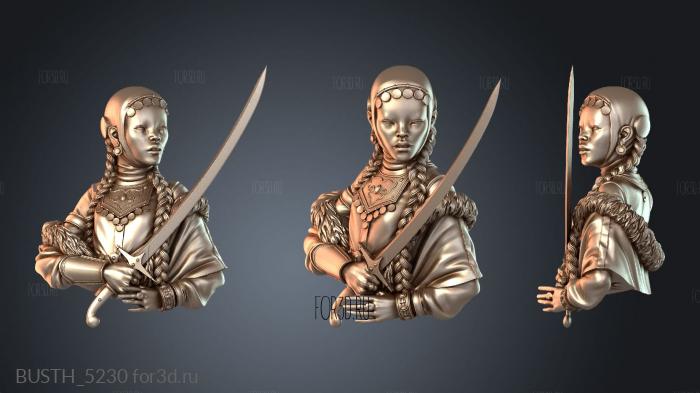 BUSTH_5230 3d stl модель для ЧПУ