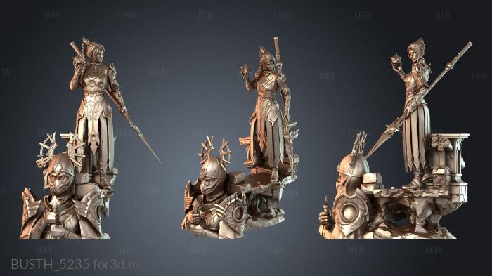 BUSTH_5235 3d stl модель для ЧПУ